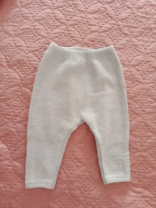 Pantaloni neonato in maglia