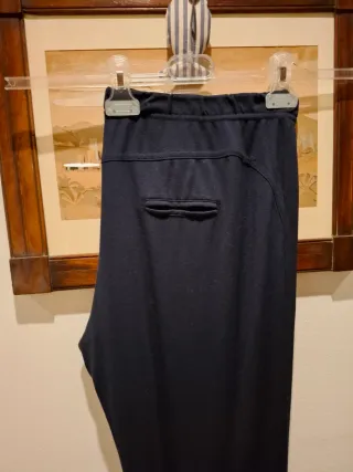 Pantaloni donna blu jersey sintetico XXL