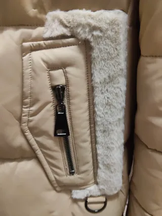 Piumino invernale donna beige