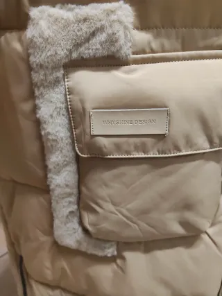 Piumino invernale donna beige