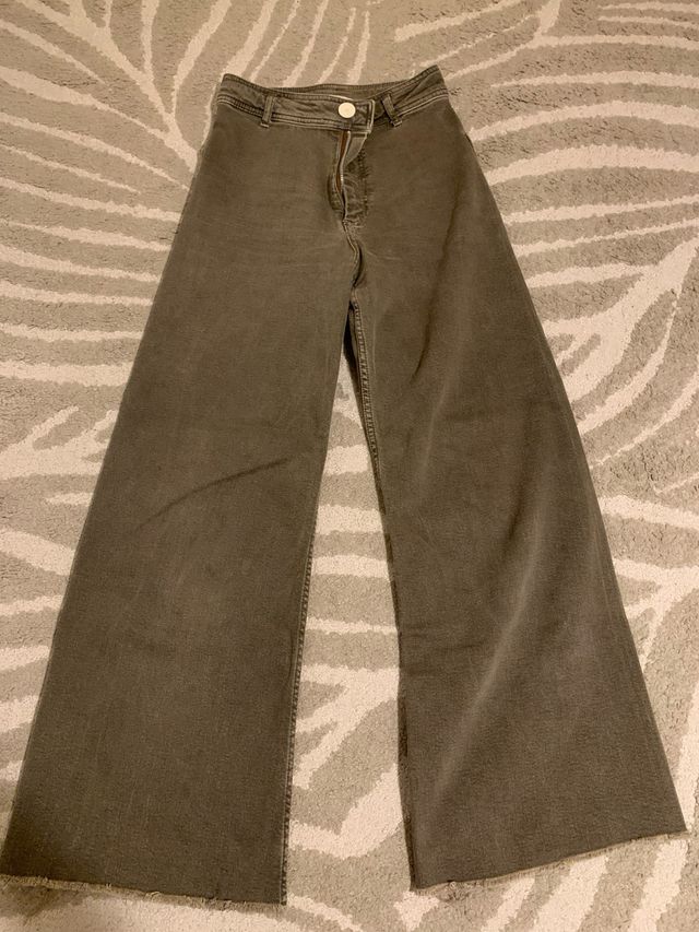 PANTALÓN ANCHO VERDE