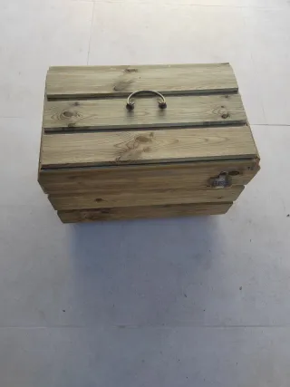 Frigorifero artigianale in legno 45L rustico