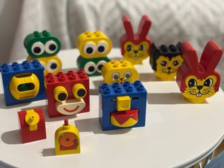 LEGO DUPLO VINTAGE - SET X 13 - BLOCCHI RARI