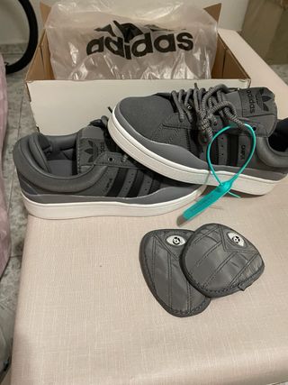 Adidas Bamba Talla 39 Negro/Verde