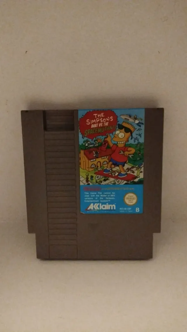 Juego NES The Simpsons Bart vs Space Mutants