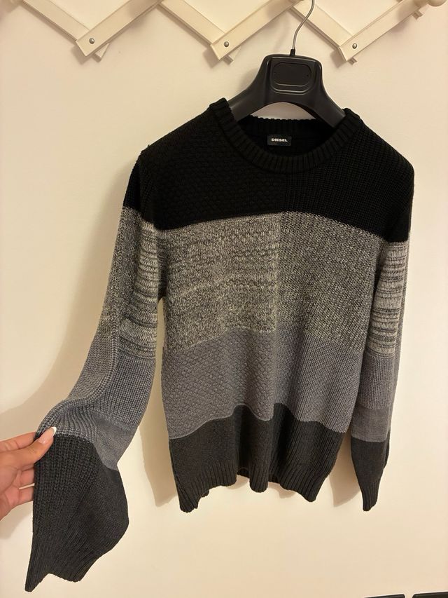 Maglione Diesel uomo color block