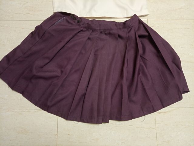 Conjunto uniforme japonés morado
