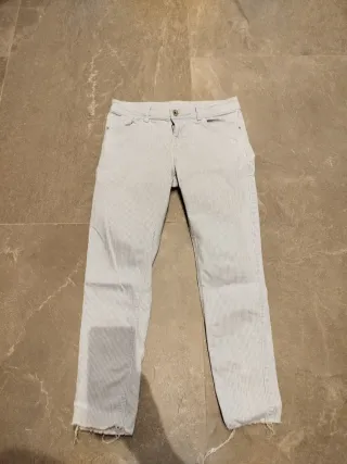 Pantalón Zara Rayas Mujer Talla 40