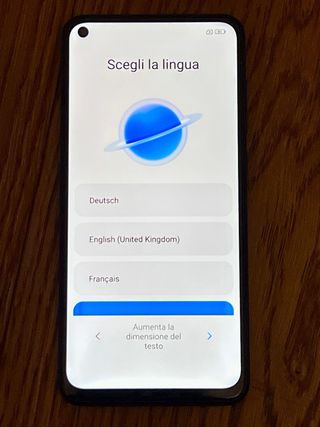 Xiaomi Redmi Note 9 Smartphone blu marino