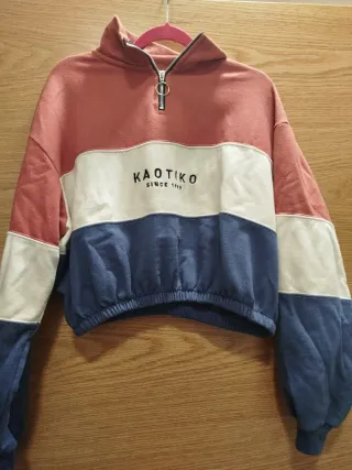 Sudadera Kaotiko BCN corta talla M