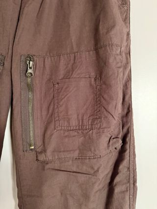 Pantaloni cargo Motivi marrone taglia S