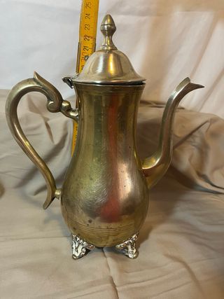 Conjunto piezas latón y bronce antiguas