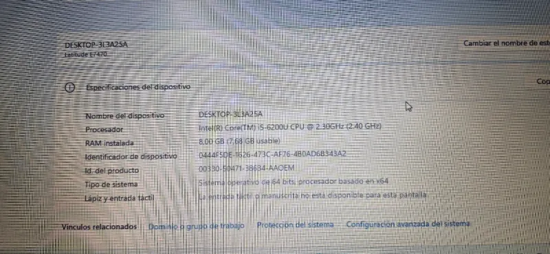 Portátil Dell Latitude E7470 Negro afbeelding 7
