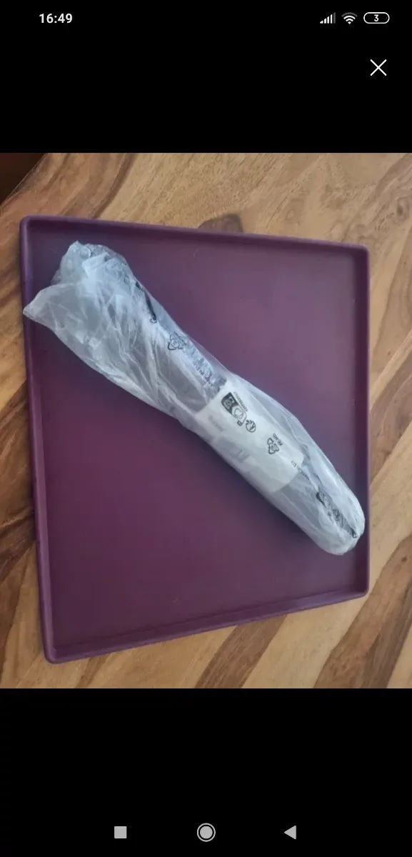 Mantel silicona Tupperware morado