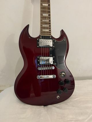 Guitarra Eléctrica Eko SG Roja