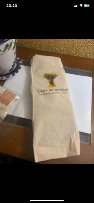 Cojín de semillas para calor/frío