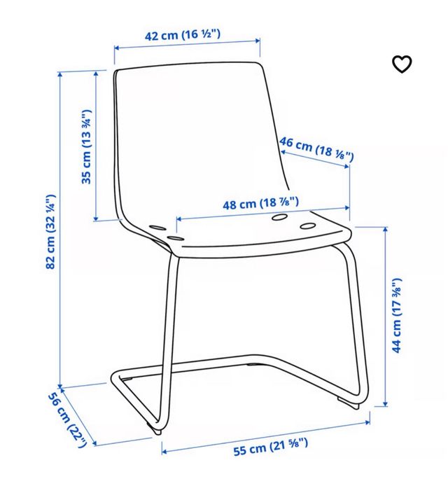 Juego de 2 Sillas Transparentes