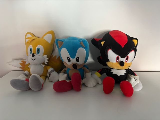 Peluche Sonic, Tails y Shadow