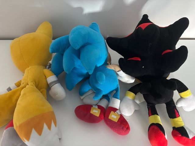 Peluche Sonic, Tails y Shadow