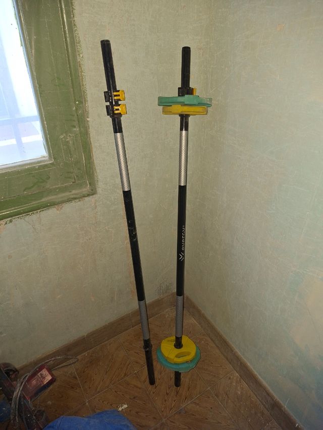 Barras de pesas con discos