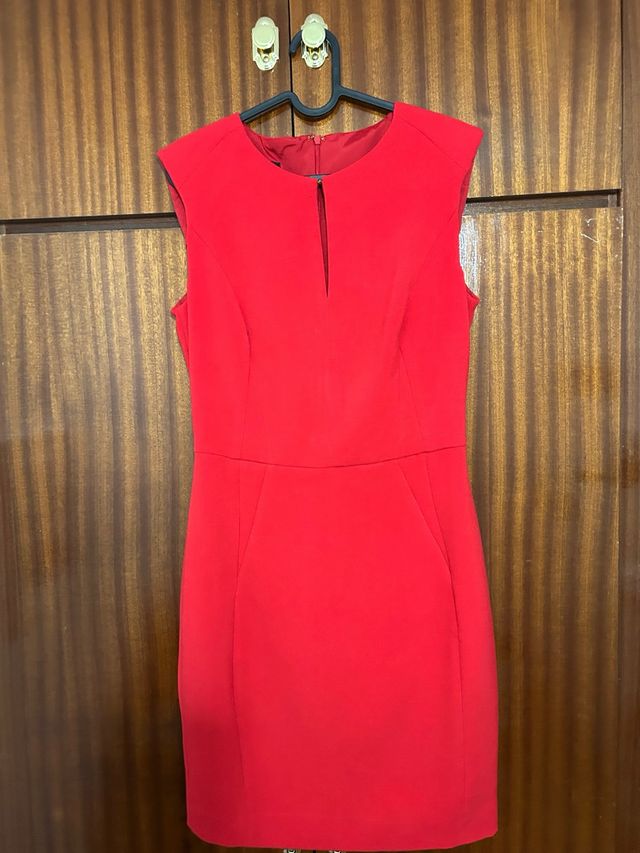 Vestido rojo cóctel