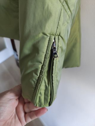Chaqueta plumífero ligero verde