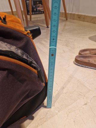 Maleta Samsonite Ruedas Naranja y Gris