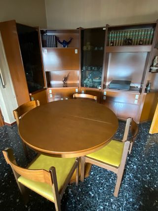 Tavolo rotondo con 6 sedie