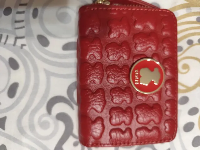 Monedero Tous Oso Rojo. 