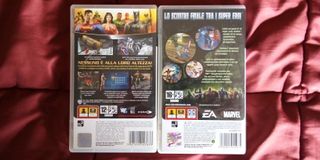 PSP 2 Giochi Justice League Heroes Marvel Nemesis