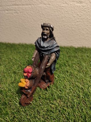 Figura Belén Atosa - Hombre con Carretilla