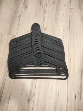 Perchas Negras Ikea Pack