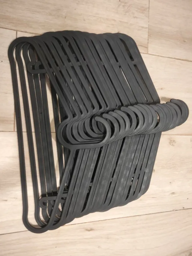 Perchas Negras Ikea Pack