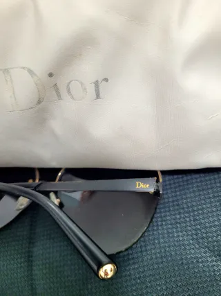 Gafas de sol Dior redondas doradas