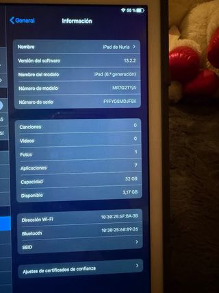 Apple iPad con funda protectora