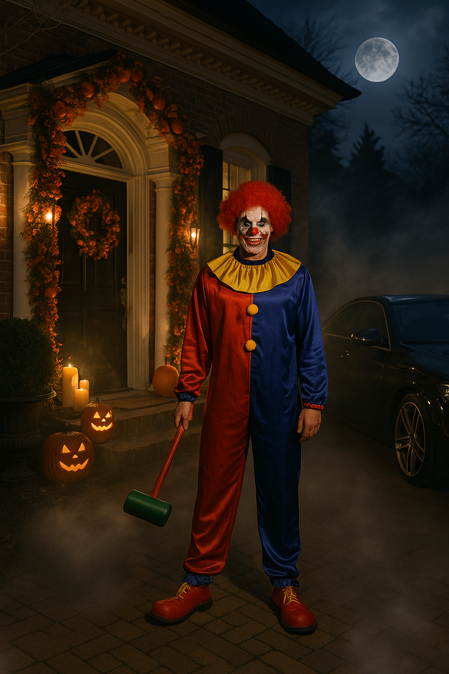 Disfraz Halloween payaso asesino clown M-L