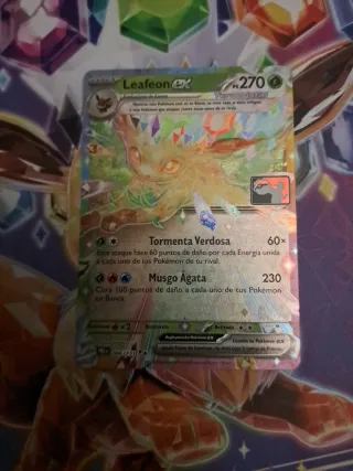 Leafeon EX Teracristal Prismatico Evoluciones