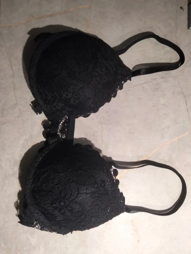 Sujetador negro encaje
