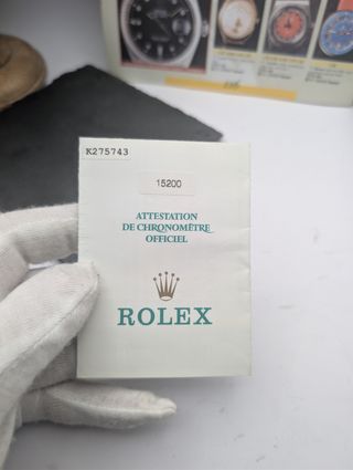 Documentazione Rolex - Garanzia & Certificato