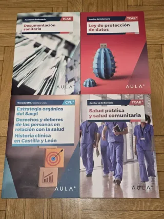 TEMARIO OPOSICIÓN TCAE. SACYL. 24 LIBROS