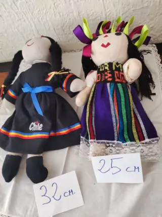 Bambole di stoffa Perù e Cile