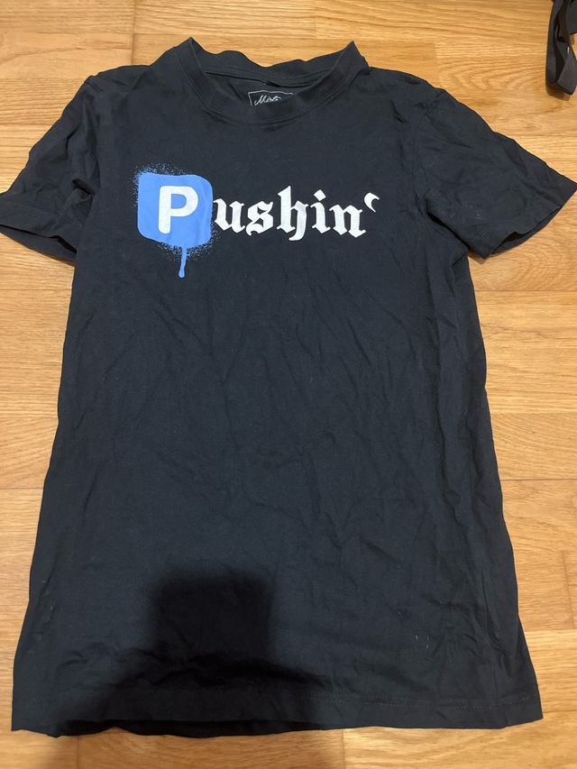 Camiseta Negra Pushin' Snipes Talla XS