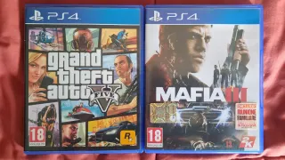 PS4 due giochi Grand Theft Auto 5 + Mafia III