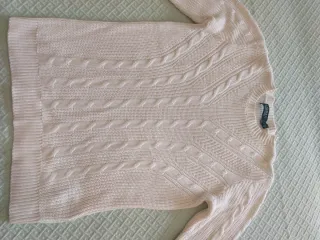 Jersey Ralph Lauren Mujer Beige Trenzado