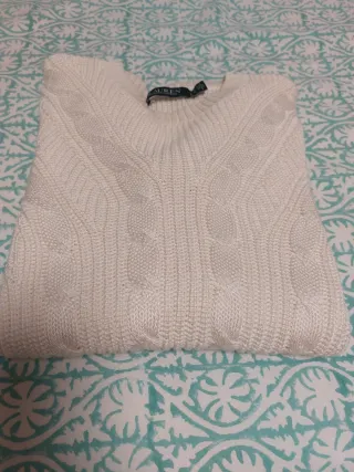 Jersey Ralph Lauren Mujer Beige Trenzado