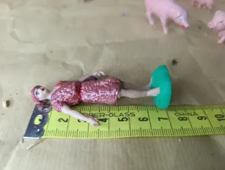 Figuras Belén Navidad Pastor y Cerdos