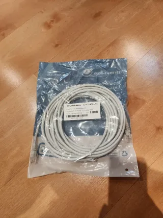 Cable Red RJ45 Brand-Rex UTP CAT6 Gris