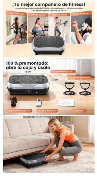 NUEVO! Placa Vibratoria - Cuerpo Completo