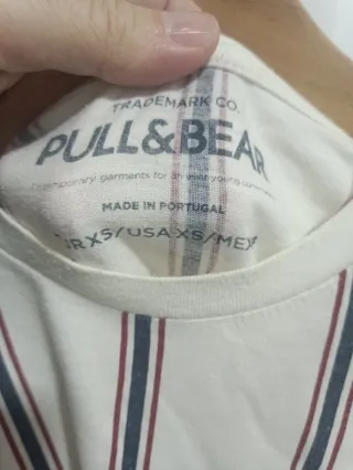 Camiseta Pull&Bear rayas verticales