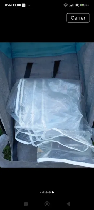 Silla de paseo gris y azul nurse d jane fly